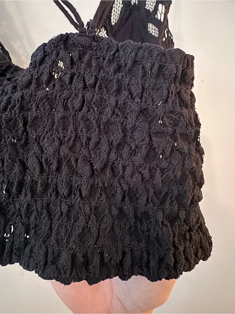 Free People Black Lace Intimately Bralette
